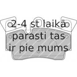 Bremžu uzliku kompl., Disku bremzes FERODO FDB1835