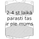 Bremžu uzliku kompl., Disku bremzes FERODO FDB1852