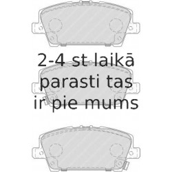 Bremžu uzliku kompl., Disku bremzes FERODO FDB1859