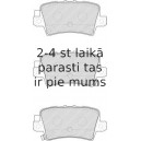 Bremžu uzliku kompl., Disku bremzes FERODO FDB1862