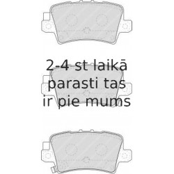 Bremžu uzliku kompl., Disku bremzes FERODO FDB1862