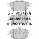 Bremžu uzliku kompl., Disku bremzes FERODO FDB1865