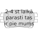 Bremžu uzliku kompl., Disku bremzes FERODO FDB1868