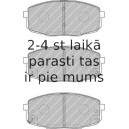 Bremžu uzliku kompl., Disku bremzes FERODO FDB1869