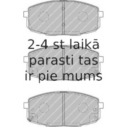 Bremžu uzliku kompl., Disku bremzes FERODO FDB1869