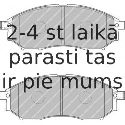 Bremžu uzliku kompl., Disku bremzes FERODO FDB1881