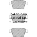 Bremžu uzliku kompl., Disku bremzes FERODO FDB1885