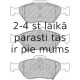 Bremžu uzliku kompl., Disku bremzes FERODO FDB1890