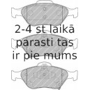 Bremžu uzliku kompl., Disku bremzes FERODO FDB1890