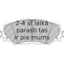 Bremžu uzliku kompl., Disku bremzes FERODO FDB1891