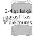 Bremžu uzliku kompl., Disku bremzes FERODO FDB1896