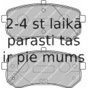 Bremžu uzliku kompl., Disku bremzes FERODO FDB1902