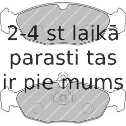 Bremžu uzliku kompl., Disku bremzes FERODO FDB1903