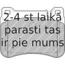 Bremžu uzliku kompl., Disku bremzes FERODO FDB1907