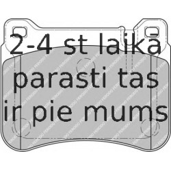 Bremžu uzliku kompl., Disku bremzes FERODO FDB1907