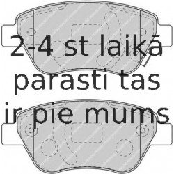 Bremžu uzliku kompl., Disku bremzes FERODO FDB1920