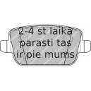 Bremžu uzliku kompl., Disku bremzes FERODO FDB1932