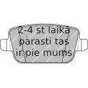 Bremžu uzliku kompl., Disku bremzes FERODO FDB1933