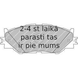 Bremžu uzliku kompl., Disku bremzes FERODO FDB1936