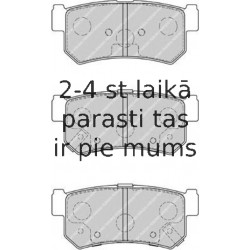 Bremžu uzliku kompl., Disku bremzes FERODO FDB1937