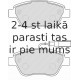 Bremžu uzliku kompl., Disku bremzes FERODO FDB1946