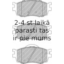 Bremžu uzliku kompl., Disku bremzes FERODO FDB1955