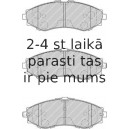 Bremžu uzliku kompl., Disku bremzes FERODO FDB1969