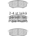 Bremžu uzliku kompl., Disku bremzes FERODO FDB1970
