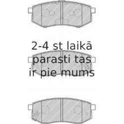 Bremžu uzliku kompl., Disku bremzes FERODO FDB1970