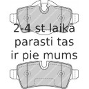 Bremžu uzliku kompl., Disku bremzes FERODO FDB1975