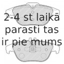 Bremžu uzliku kompl., Disku bremzes FERODO FDB1980