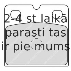 Bremžu uzliku kompl., Disku stāvbremze FERODO FDB1983