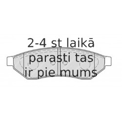 Bremžu uzliku kompl., Disku bremzes FERODO FDB1986