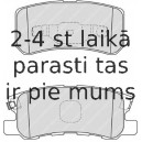 Bremžu uzliku kompl., Disku bremzes FERODO FDB1992