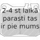 Bremžu uzliku kompl., Disku bremzes FERODO FDB243