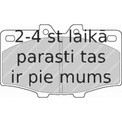 Bremžu uzliku kompl., Disku bremzes FERODO FDB288