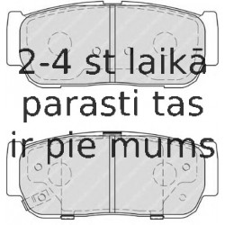 Bremžu uzliku kompl., Disku bremzes FERODO FDB4000