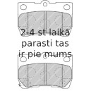 Bremžu uzliku kompl., Disku bremzes FERODO FDB4001