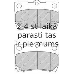 Bremžu uzliku kompl., Disku bremzes FERODO FDB4001