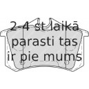 Bremžu uzliku kompl., Disku bremzes FERODO FDB4004