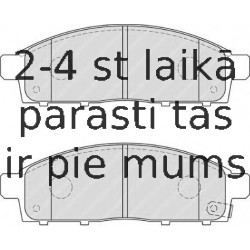 Bremžu uzliku kompl., Disku bremzes FERODO FDB4023