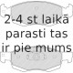 Bremžu uzliku kompl., Disku bremzes FERODO FDB4035