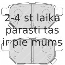 Bremžu uzliku kompl., Disku bremzes FERODO FDB4042