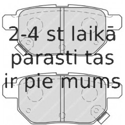 Bremžu uzliku kompl., Disku bremzes FERODO FDB4042