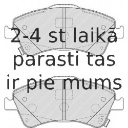 Bremžu uzliku kompl., Disku bremzes FERODO FDB4047