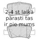 Bremžu uzliku kompl., Disku bremzes FERODO FDB4048