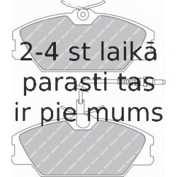 Bremžu uzliku kompl., Disku bremzes FERODO FDB406