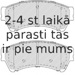 Bremžu uzliku kompl., Disku bremzes FERODO FDB4062