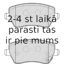 Bremžu uzliku kompl., Disku bremzes FERODO FDB4069