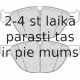 Bremžu uzliku kompl., Disku bremzes FERODO FDB4079